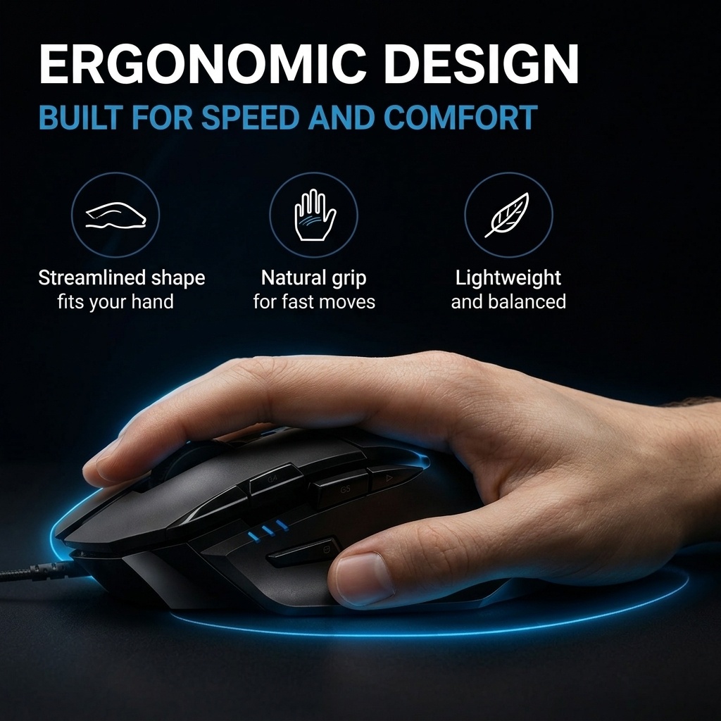 Logitech G402 Hyperion Fury E- – Esports Gaming Competition recenzja i cena